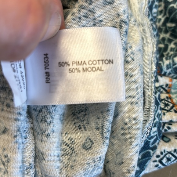 Orvis Knit Boho Print Shirt - Picture 9 of 10